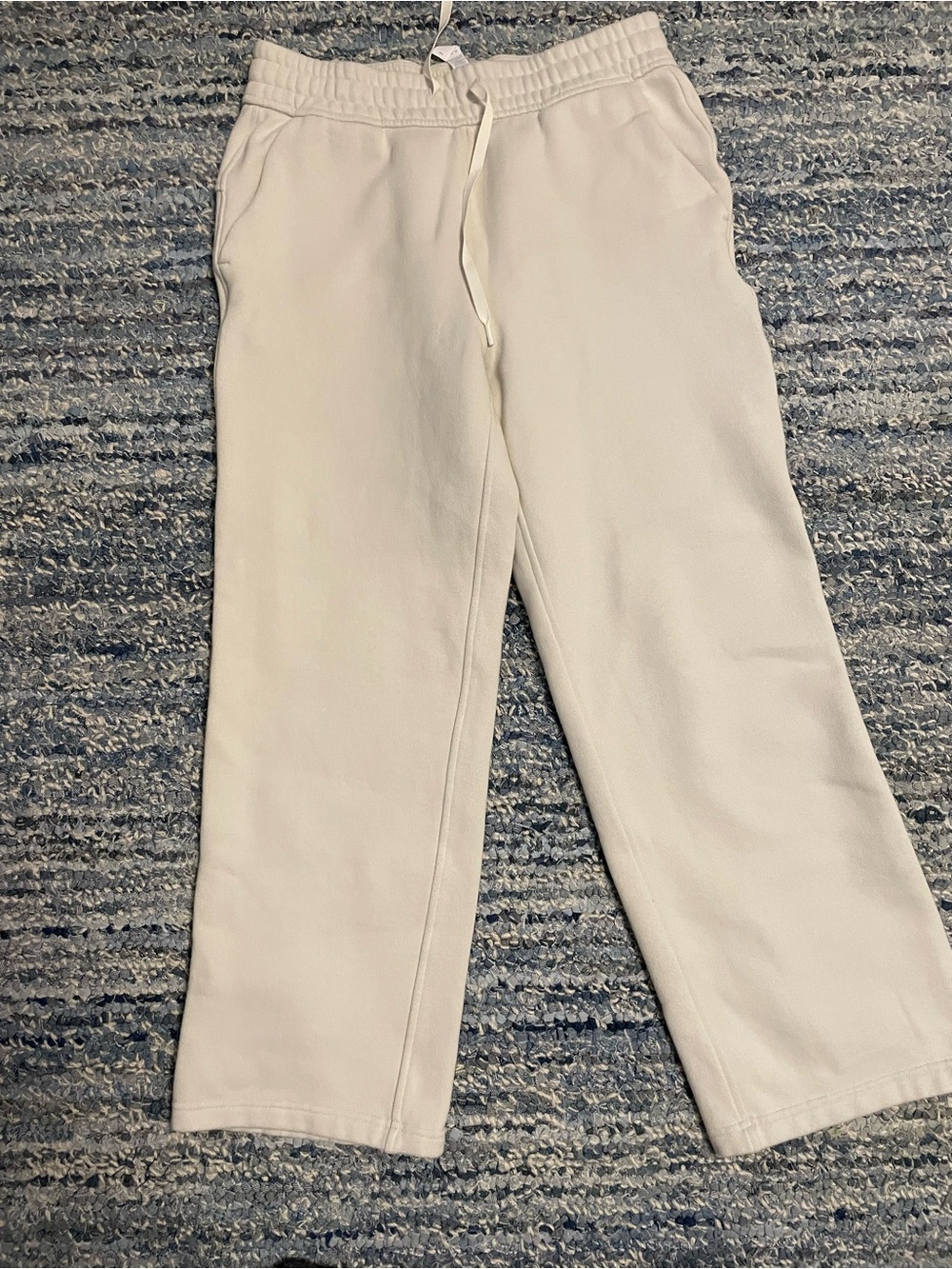 CRZ YOGA small cream Drawstring Sweatpants